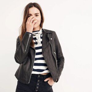 The Washed Leather Motorcycle Jacket